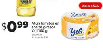 Tia Yeli atún lomitos en aceite girasol oferta