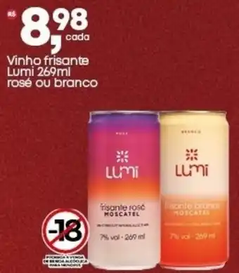 Farmacias Cruz Azul Vinho frisante Lumi oferta