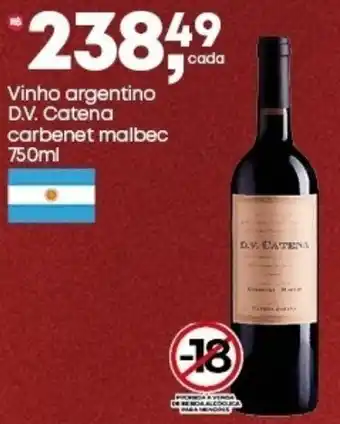 Farmacias Cruz Azul Vinho argentino d.v. catena carbenet malbec oferta