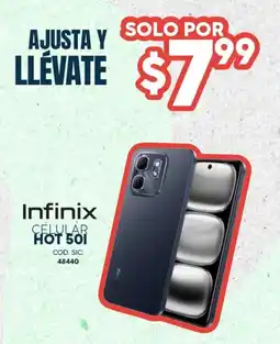 Marcimex Infinix celular hot 501 oferta