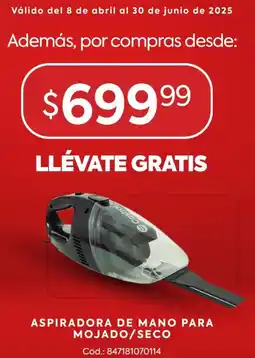Megamaxi Aspiradora de mano para mojado/seco oferta