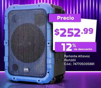 Megamaxi Parlante altavoz portátil oferta