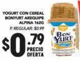 Delportal Supermercados Yogurt con cereal bonyurt arequipe alpina oferta