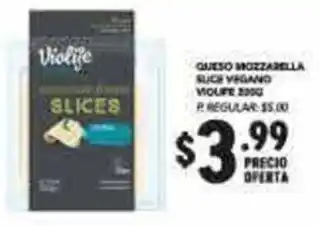 Delportal Supermercados Queso mozzarella suce vegand violife oferta