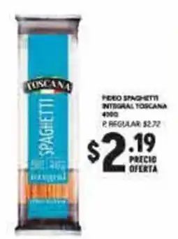 Delportal Supermercados Toscana spaghetti oferta