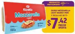 Delportal Supermercados Kiosko mozzarella light oferta
