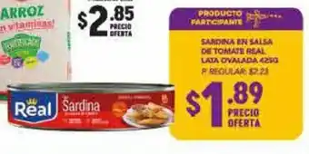 Delportal Supermercados Sardina en salsa de tomate real lata ovalada oferta