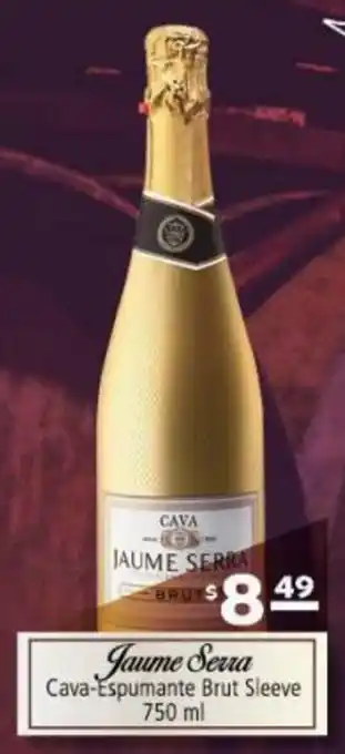 Santa Maria Jaume Serra Cava-Espumante Brut Sleeve 750ml oferta