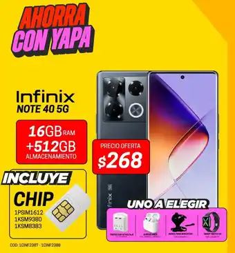 Novicompu Infinix note 40 5G oferta