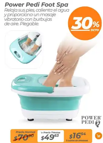 TVentas Power pedi foot spa oferta