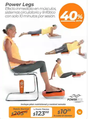 TVentas Power legs oferta