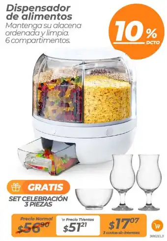 TVentas Dispensador de alimentos oferta