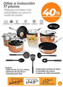 TVentas Ollas a inducción oferta