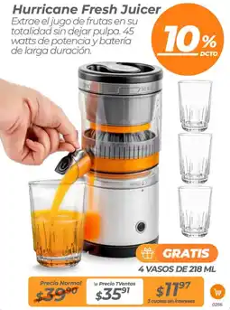 TVentas Hurricane fresh juicer oferta