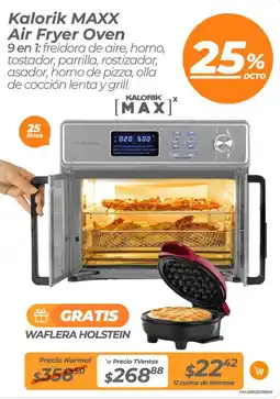 TVentas Kalorik maxx air fryer oven 9 en 1 oferta