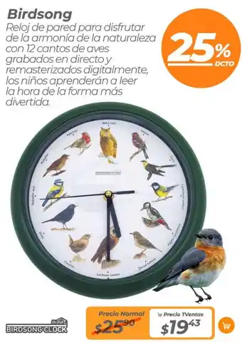 TVentas Birdsong oferta