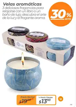 TVentas Velas aromáticas oferta