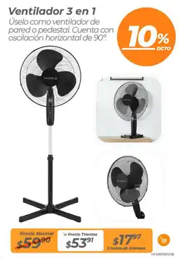 TVentas Ventilador 3 en 1 oferta