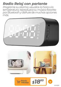 TVentas Radio reloj con parlante oferta
