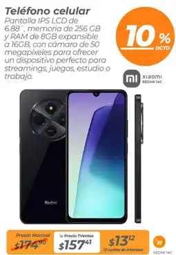 TVentas Xiaomi redmi 14c teléfono celular oferta