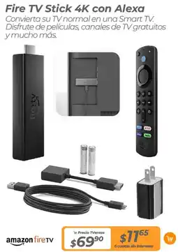 TVentas Fire tv stick 4k con alexa oferta