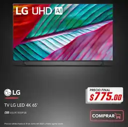 Almacenes Japón Lg tv led 4k 65' oferta