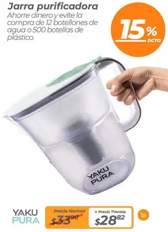 TVentas Yaku pura jarra purificadora oferta