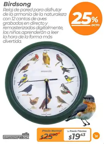 TVentas Birdsong oferta