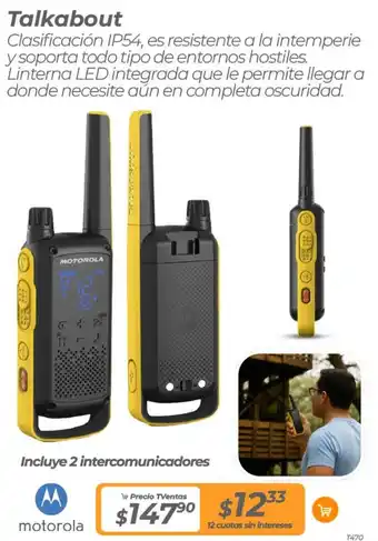 TVentas Talkabout oferta