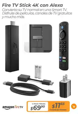 TVentas Fire tv stick 4k con alexa oferta