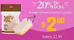 Coral Hipermercados Natural suavipiel masage exfoliante oferta