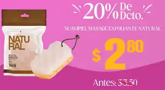 Coral Hipermercados Natural suavipiel masage exfoliante oferta