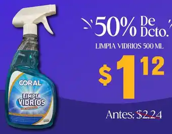 Coral Hipermercados Limpia vidrios oferta