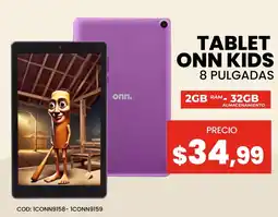 Novicompu Onn tablet kids oferta