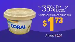Coral Hipermercados Avena crema lavavajillas oferta