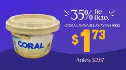 Coral Hipermercados Coral crema lavavajillas avena oferta