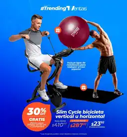 TVentas Slim Cycle bicicleta vertical u horizontal oferta