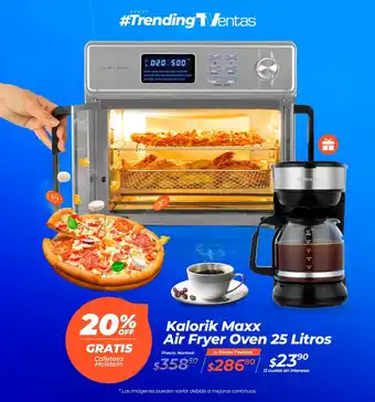 TVentas Kalorik Maxx Air Fryer Oven 25 Litros oferta
