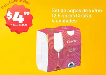 Tia Set de copas de vidrio oferta