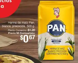 Mi Comisariato Harina de maíz pan, blanca, precocida oferta