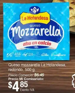 Mi Comisariato La holandesa queso mozzarella redondo oferta