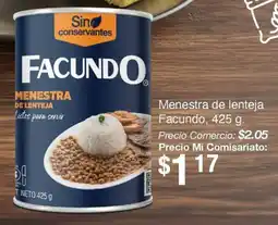 Mi Comisariato Sin m conservantes enestra de lenteja facundo oferta
