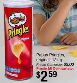 Mi Comisariato Pringles papas original oferta
