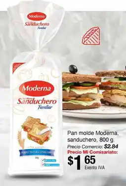Mi Comisariato Moderna pan molde sanduchero oferta