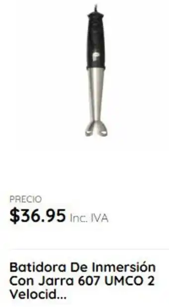 Akí Umco batidora de inmersión con jarra 607 2 velocid... oferta