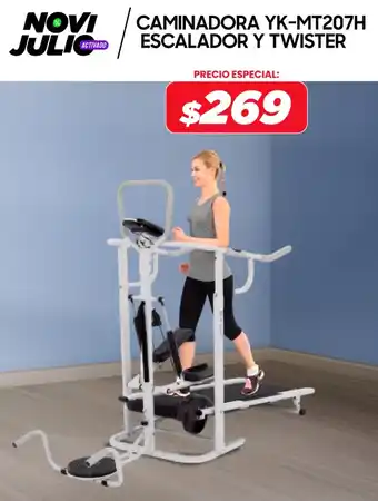 Novicompu Caminadora yk-mt207h escalador y twister oferta