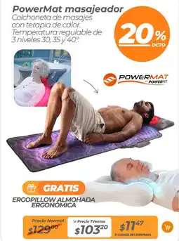 TVentas PowerMat masajeador oferta