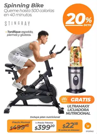 TVentas Spinning bike oferta