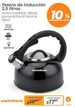 TVentas Tetera de inducción oferta