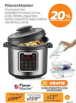 TVentas Flavormaster oferta